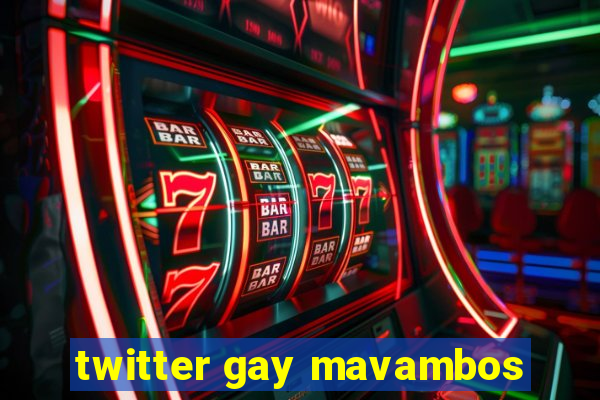 twitter gay mavambos